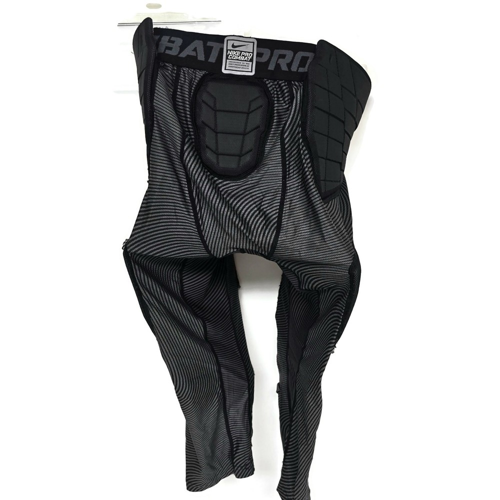 Nike Pro Combat 7 Padded Compression Gray Football Shorts Mens Medium Size