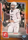 2025 Bowman Chrome University Football Orange Refractor Brendan Sorsby #143