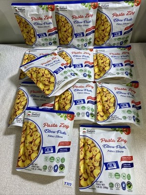 Pasta Zing Elbow Pasta, 100% Durum Wheat, 7.05 Ounce (Pack of 12) 03/27, (T717)