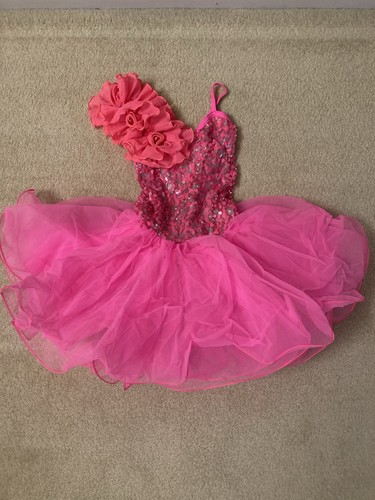 Weissman (SC) Small Child Pink Sequined Tutu Ballet Jazz Dance Costume Free Ship