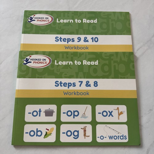 Set Of 11 Hooked On Phonics Learn To Read Workbooks | NEW - Picture 4 of 6