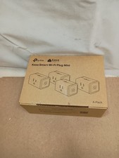 Kasa Smart HS103P4 Wi-Fi Plug Outlet On It Off With The App Open Box