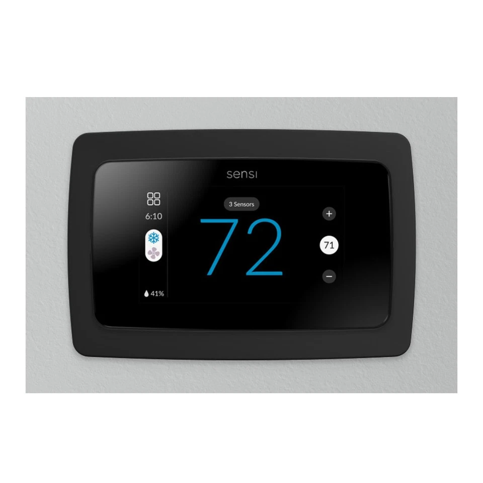 Emerson Sensi Touch 2 Smart Thermostat (Black Beveled Edge) - Image 2 of 4