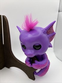 WowWee Fingerlings Lot &ndash;Purple Dragon & Pink Glitter Monkey Interactive Tested!