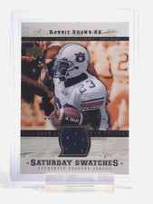 2005 Upper Deck Rookie Debut Saturday Swatches Limited #SARB Ronnie Brown Jersey