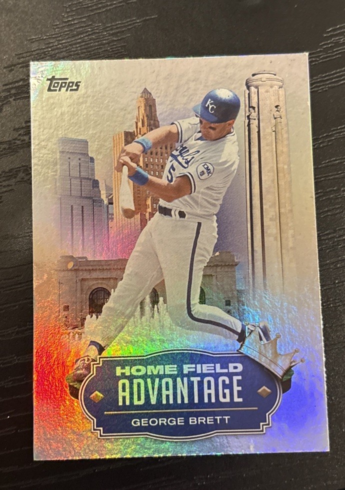 George Brett Legendary Home Field Advantage! 2023 Topps Series 1; #LHA-4; Royals