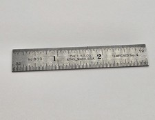 The L.S.S. Co. Starrett No. 300 3" In Rule Ruler Vintage Tempered No. 4