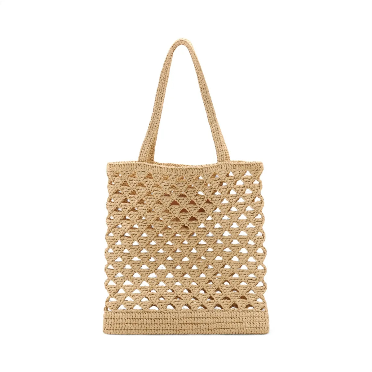 Prada Raffia Tote bag Beige thumbnail 2