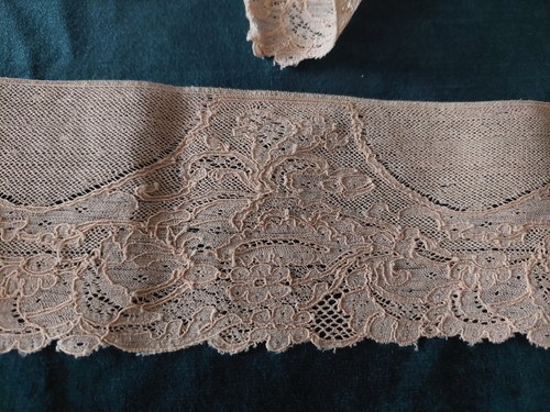 Calais Spitze altrosa Breite 70 mm Länge 105 cm - Bild 2 von 4