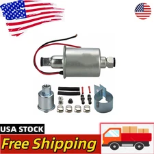 Inline Fuel Pump 12V Universal Electric Fuel Pump Low Pressure For Gas 5-9 PSI