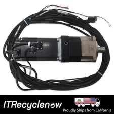 Mitsubishi AC Servo Motor 750W w/ Servobox SB-90 Cables & Connectors