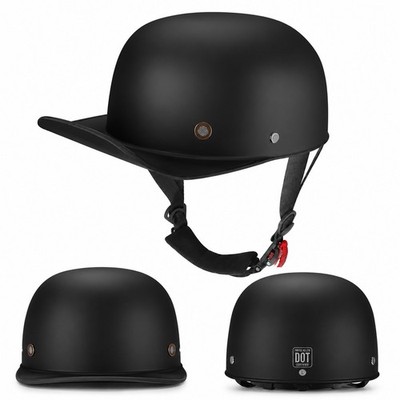 Baseball Style Cap Retro Motorcycle Helmet Unisex Adult DOT Approved Helmet