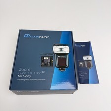 Flashpoint Zoom Li-on TTL Flash R2 for Sony w/ Radio Transceiver - Preowned