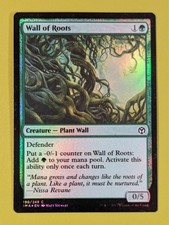 FOIL Wall of Roots x1 Iconic Masters 1x Magic the Gathering MTG