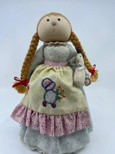 Vintage Apple Cheeks Miss Judy Jonathan Collectible Dolls Plush Soft Toy