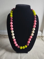 Chew Beads Mom Necklace Silicone Chew Toy Tool for Sensory Autism ADHD Teethng