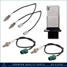 ✅For 08-10 Nissan Titan 5.6L 4pcs Oxygen o2 02 Sensor + Mass Airflow MAF Sensor