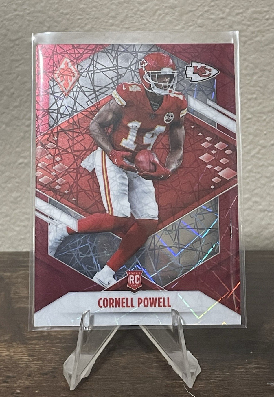 2021 Panini Phoenix Rookie Red Lazer /285 Cornell Powell #142 Rookie RC