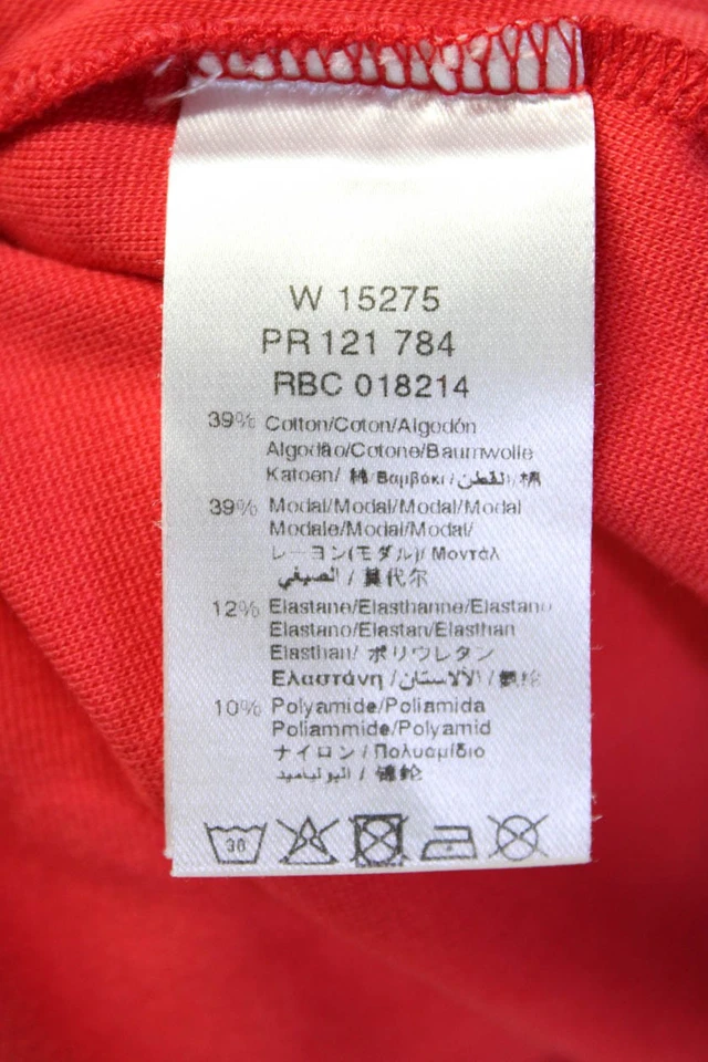 Chaqueta de motociclista Little Marc Jacobs para niñas de algodón con tachuelas cremallera completa roja talla 8 Foto 4 de 4
