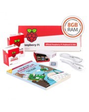 Raspberry Pi PI4B 8 GB FULL KI WITH RED/WHITE HOUSING 8.192 MB