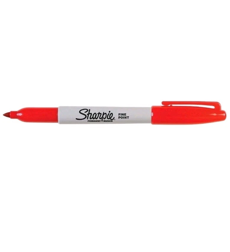 12 Marcadores Permanentes Rojo Sharpie EN CAJA Finos ENVÍO GRATUITO COMPRA 4 OBTÉN 15% DE DESCUENTO Foto 3 de 3