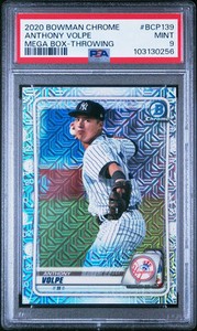2020 Bowman Chrome Mega Box Anthony Volpe Throwing Variation BCP139 SSP VeryRare