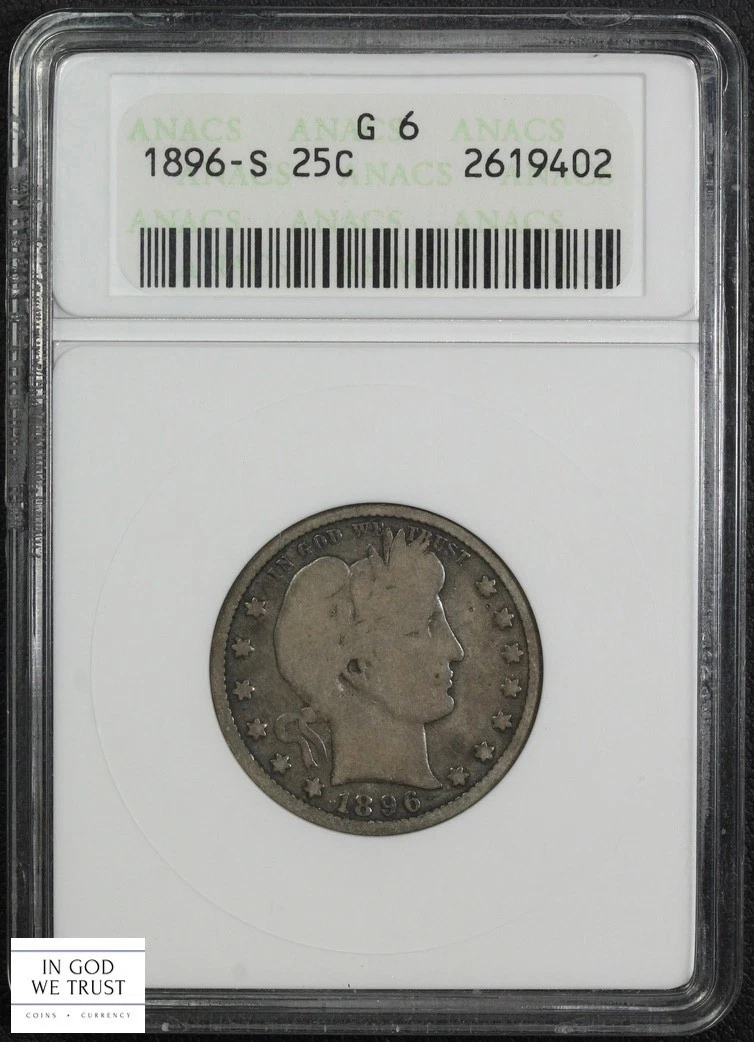 San Francisco 1896 Year Barber Quarters (1892-1916) for sale | eBay