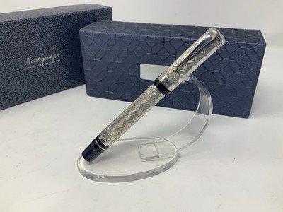 Montegrappa Cosmopolitan Chinese Sterling Silver Limited Edition Fountain Pen