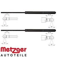 2X Gasfeder FüR Koffer-/Laderaum Metzger 2110478 DäMpfer GasdäMpfer