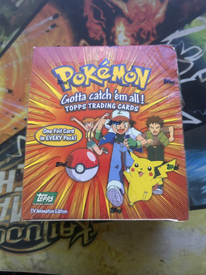 1999 Pokemon Topps Series 1 Sealed Booster Box Green LOGO Super Rare  Variation | eBay