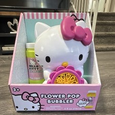 Hello Kitty Flower Pop Bubbler 4fl Oz Bubble Solution Included