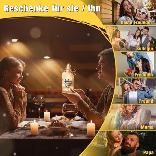 Kleine Personalisierte Geschenke für Frauen, Beste Freundin Geburtstag Geschenk - Bild 11 von 15