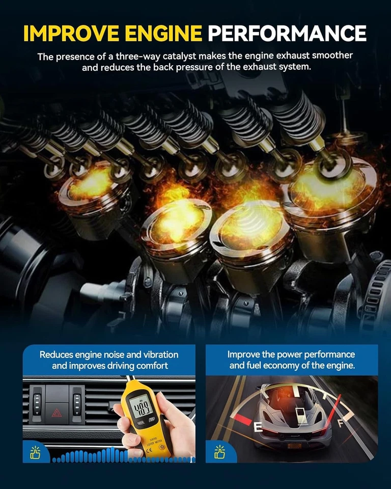 Convertidor catalítico EPA para Dodge Caravan Chrysler Town & Country 2001-2004 3,3 L Foto 4 de 4