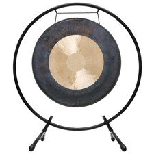 20"-24" Gong on Holding Space Stand with Mallet - Bronze
