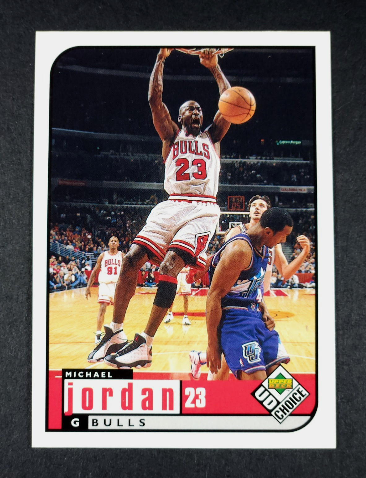 1998-99 UPPER DECK CHOICE #23 MICHAEL JORDAN *A* GLOSSY BULLS HOF *NRMT/MINT*