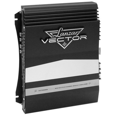 Lanzar 36W 2 Channel High Power MOSFET Amplifier w/ Protection LED Indicator