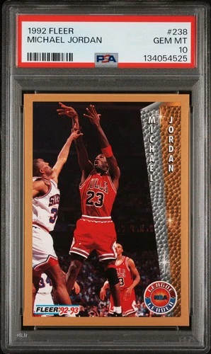 1992-93 Fleer Michael Jordan PSA 10 Gem Mint