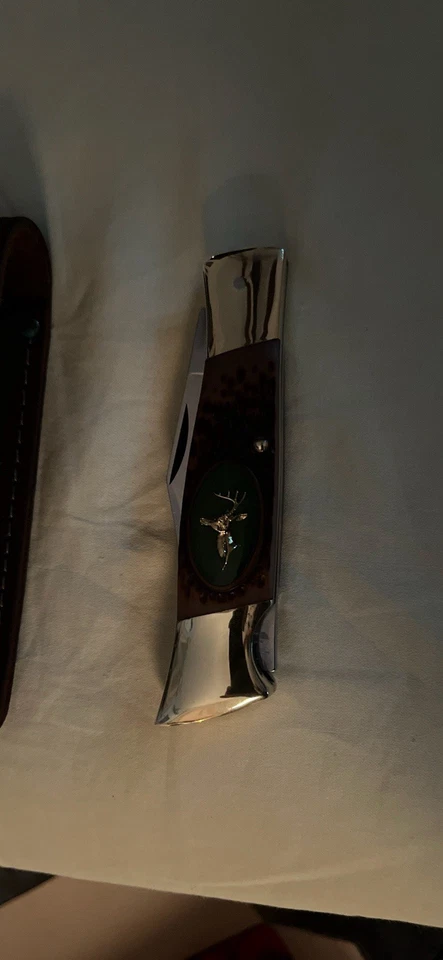 Vintage Camillus American Wildlife No. 11 con funda de cinturón original Foto 4 de 4