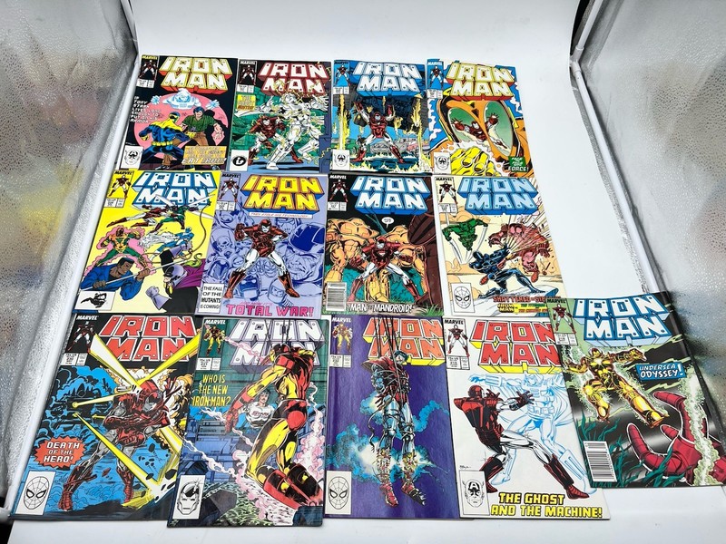 Vintage Iron Man Comic Book Lot of 13 Magazines #218-232 *READ*