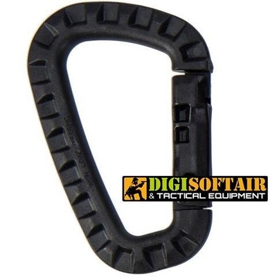 Karabiner Typ Taclink Schwarz Ram R20131