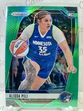 2024 Panini Prizm WNBA Green Prizms #83 Alissa Pili Rookie RC Minnesota Lynx