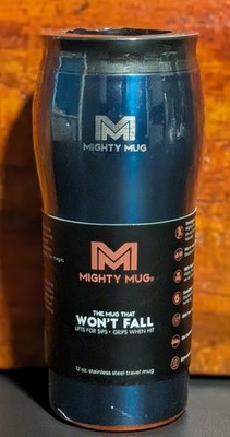 Mighty Mug Stainless Steel Travel Spill-Free Tumbler Leak Proof Lid 12oz SEALED
