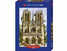 HEYE PUZZLE 1000 PIECES CARTOON CLASSICS LOUP VIVE NOTRE DAME 50x70 cm 29905