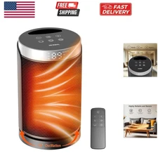 Space Heater, Small Portable Electric Heaters for Indoor Use with Thermostat ...
