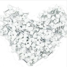 100pcs Small Cable Clips,3mm Round Cable Clips Assortment Cable Holder Managemen