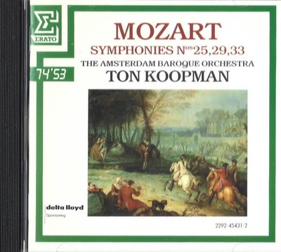 Mozart Sinfonie Nr. 25 · 29 & 32 / Ton Koopman - CD