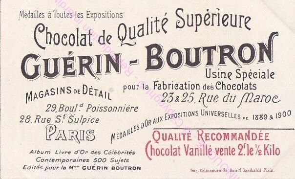 Collection of Chocolat Guérin-Boutron Magic Trade Cards - Quicker than