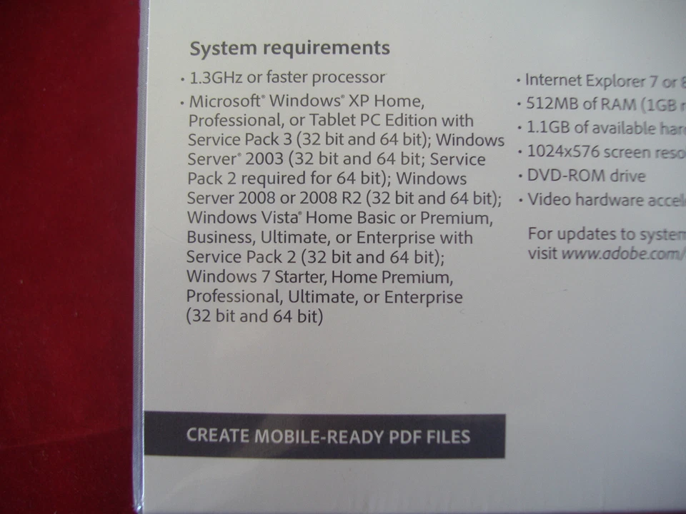 Adobe Acrobat X 10 Standard Full Version for Windows Licensed for 2 PCs=SEALED= - Image 4 of 4