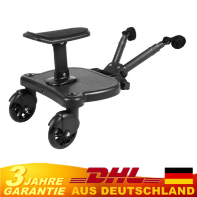 Universal Buggy Board Kiddyboard Mit Sitz Trittbrett Rollbrett Für Kinderwagen