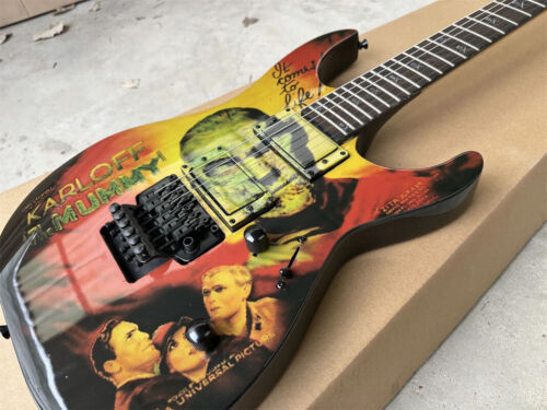 Kirk Hammett KH-3 Karloff Mummy Electric Guitar Custom Painted & Airbrushed - Picture 8 of 12